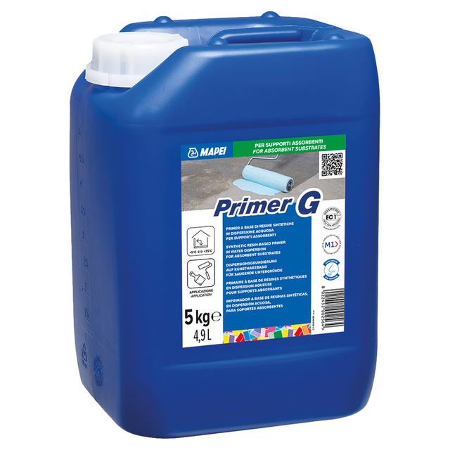 PRIMER G MAPEI 5 kg LIQUIDO COLORE AZZURRO | Tecnomat PRIMER G MAPEI 5 kg LIQUIDO COLORE AZZURRO | Tecnomat