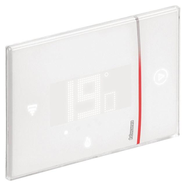 TERMOSTATO BTICINO SMARTHER WiFi DA INCASSO TECNOLOGIA NETATMO COLORE BIANCO 230V | Tecnomat TERMOSTATO BTICINO SMARTHER WiFi DA INCASSO TECNOLOGIA NETATMO COLORE BIANCO 230V | Tecnomat