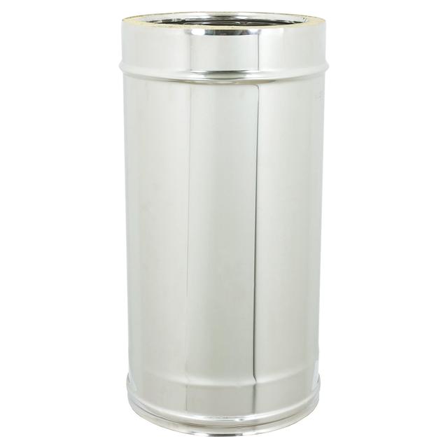 TUBO LINEARE INOX DOPPIA PARETE 316-304 Ø 100 mm L 500 SPESSORE 0,5 mm | Tecnomat TUBO LINEARE INOX DOPPIA PARETE 316-304 Ø 100 mm L 500 SPESSORE 0,5 mm - 2 | Tecnomat