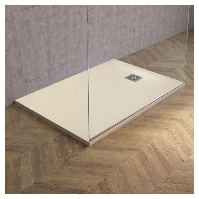 PIATTO DOCCIA EFFETTO PIETRA MARMORESINA TORTORA 80x160 cm H 3 cm PILETTA Ø 90 mm | Tecnomat PIATTO DOCCIA EFFETTO PIETRA MARMORESINA TORTORA 80x160 cm H 3 cm PILETTA Ø 90 mm | Tecnomat