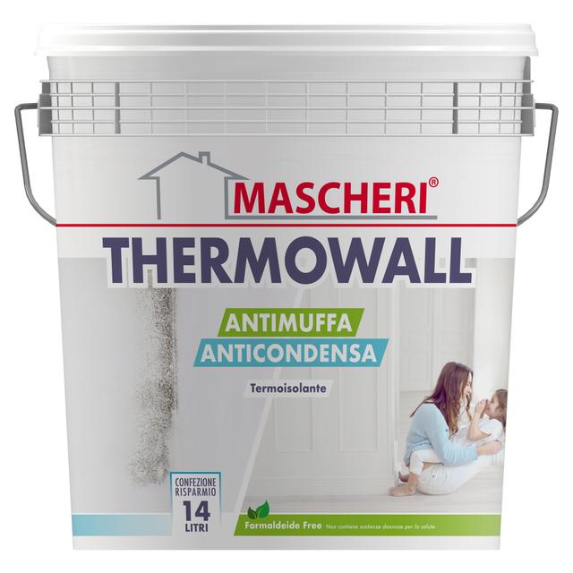 IDROPITTURA TERMOISOLANTE MASCHERI 4 l THERMO WALL FONOASSORBENTE 3-4 m² CON 1 l A 2 MANI | Tecnomat IDROPITTURA TERMOISOLANTE MASCHERI 4 l THERMO WALL FONOASSORBENTE 3-4 m² CON 1 l A 2 MANI | Tecnomat