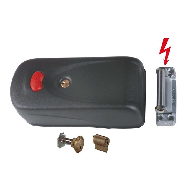 SERRATURA ELETTRICA CISA AD APPLICARE REVERSIBILE 50-80 mm PULSANTE CILINDRO STACCATO | Tecnomat SERRATURA ELETTRICA CISA AD APPLICARE REVERSIBILE 50-80 mm PULSANTE CILINDRO STACCATO | Tecnomat