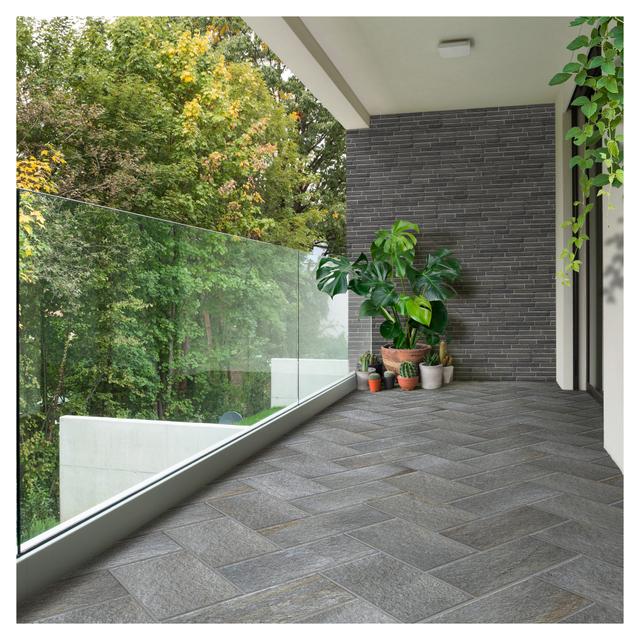 PAVIMENTO ESTERNO PIETRA PIEMONTESE 25x50x1 cm PEI5 R11 GRES PORCELLANATO | Tecnomat PAVIMENTO ESTERNO PIETRA PIEMONTESE 25x50x1 cm PEI5 R11 GRES PORCELLANATO | Tecnomat