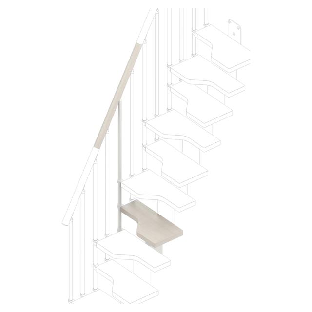 GRADINO SUPPLEMENTARE SCALA MINI LEGNO DI FAGGIO SBIANCATO ACCIAIO BIANCO | Tecnomat GRADINO SUPPLEMENTARE SCALA MINI LEGNO DI FAGGIO SBIANCATO ACCIAIO BIANCO | Tecnomat