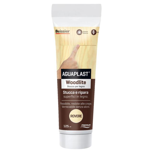 STUCCO PER LEGNO WOODLITE AGUAPLAST ROVERE 125 ml SPESSORI FINO A 20mm INTERNO ESTERNO | Tecnomat STUCCO PER LEGNO WOODLITE AGUAPLAST ROVERE 125 ml SPESSORI FINO A 20mm INTERNO ESTERNO | Tecnomat