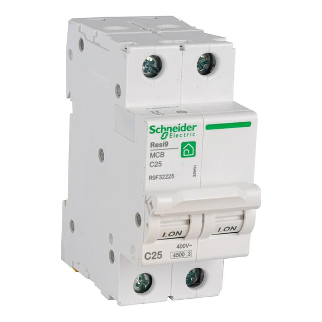 INTERRUTTORE MAGNETOTERMICO SCHNEIDER 2P 25A4,5kA CURVA C 2 MODULI | Tecnomat INTERRUTTORE MAGNETOTERMICO SCHNEIDER 2P 25A4,5kA CURVA C 2 MODULI - 2 | Tecnomat