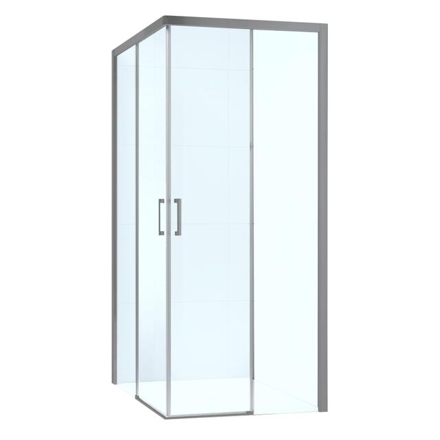 LATO PER ANGOLO PRIMA (77,5-79,5) H195cm SINISTRO VETRO TRASPARENTE 6 mm PROFILI CROMO LUCIDO | Tecnomat LATO PER ANGOLO PRIMA (77,5-79,5) H195cm SINISTRO VETRO TRASPARENTE 6 mm PROFILI CROMO LUCIDO - 2 | Tecnomat