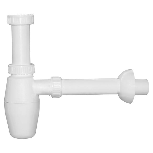 SIFONE LAVABO STYLETECH BOTTIGLIA 1''1/4 ABS BIANCO CANOTTO Ø 32 mm L 240 mm 40 l/min | Tecnomat SIFONE LAVABO STYLETECH BOTTIGLIA 1''1/4 ABS BIANCO CANOTTO Ø 32 mm L 240 mm 40 l/min | Tecnomat