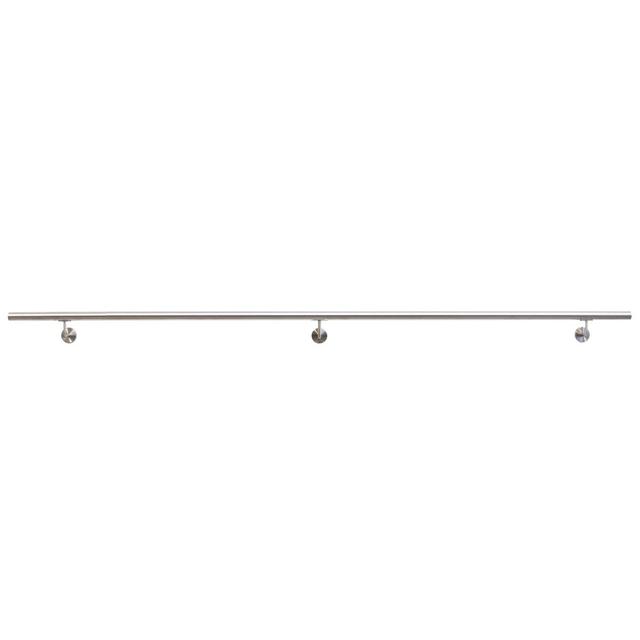KIT CORRIMANO A MURO INOX AISI 304 Ø 42,4 mm 3000 mm | Tecnomat KIT CORRIMANO A MURO INOX AISI 304 Ø 42,4 mm 3000 mm | Tecnomat