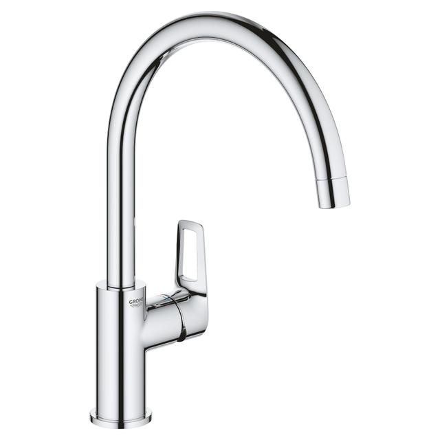 MISCELATORE LAVELLO GROHE STARTLOOP CROMO BOCCA ALTA AD ARCO CARTUCCIA Ø 28 mm 31374001 | Tecnomat MISCELATORE LAVELLO GROHE STARTLOOP CROMO BOCCA ALTA AD ARCO CARTUCCIA Ø 28 mm 31374001 - 2 | Tecnomat