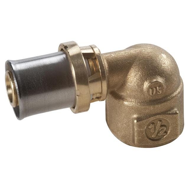 RACCORDO PRESS FIT GIACOMINI MULTISTRATO GOMITO F 1/2'' x Ø 16 mm PROFILO PRESSATURA TH-H-U | Tecnomat RACCORDO PRESS FIT GIACOMINI MULTISTRATO GOMITO F 1/2'' x Ø 16 mm PROFILO PRESSATURA TH-H-U | Tecnomat