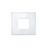 PLACCA 4BOX 2 MODULI COMPATIBILE VIMAR CON SUPPORTI PLANA ARKE EIKON IN METACRILATO BIANCO | Tecnomat PLACCA 4BOX 2 MODULI COMPATIBILE VIMAR CON SUPPORTI PLANA ARKE EIKON IN METACRILATO BIANCO | Tecnomat