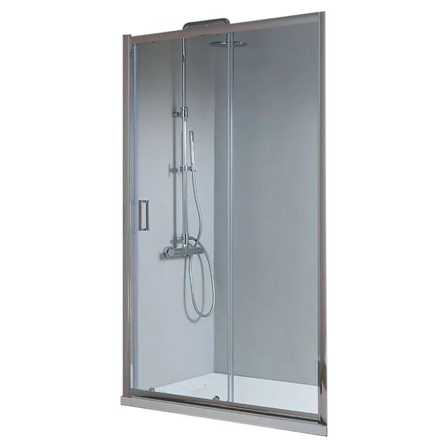 PORTA DOCCIA GATE SCORREVOLE 120 cm H185 cm VETRO TRASPARENTE 6 mm PROFILI CROMO | Tecnomat PORTA DOCCIA GATE SCORREVOLE 120 cm H185 cm VETRO TRASPARENTE 6 mm PROFILI CROMO | Tecnomat