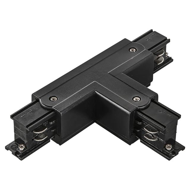 CONNETTORE RAIL SINISTRO A T PER SISTEMA A BINARIO CON GUIDA TRIFASE NERO | Tecnomat CONNETTORE RAIL SINISTRO A T PER SISTEMA A BINARIO CON GUIDA TRIFASE NERO - 2 | Tecnomat