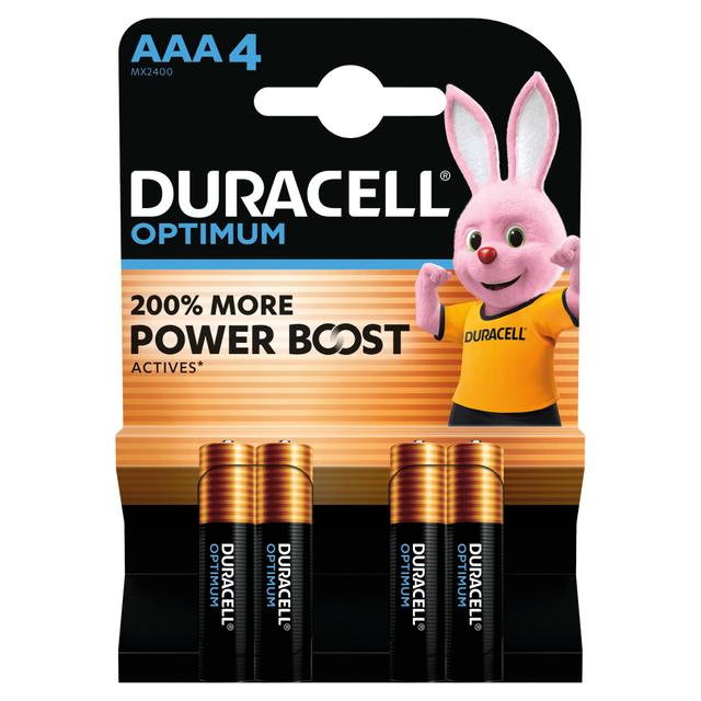 BATTERIE DURACELL MINISTILO AAA LR03 PLUS 100 CON TECNOLOGIA POWERBOOST CONFEZIONE 4 PZ | Tecnomat BATTERIE DURACELL MINISTILO AAA LR03 PLUS 100 CON TECNOLOGIA POWERBOOST CONFEZIONE 4 PZ | Tecnomat