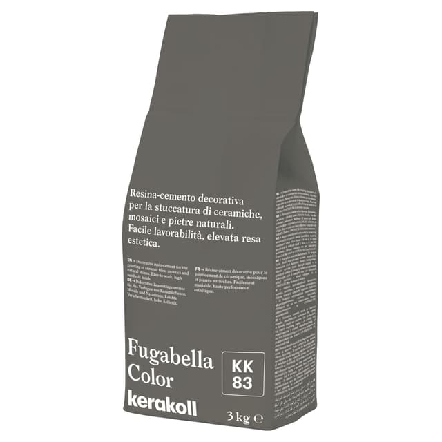 STUCCO FUGABELLA COLOR KERAKOLL KK 83 3kg FUGA 0-20 mm USO INTERNO ED ESTERNO | Tecnomat STUCCO FUGABELLA COLOR KERAKOLL KK 83 3kg FUGA 0-20 mm USO INTERNO ED ESTERNO - 2 | Tecnomat