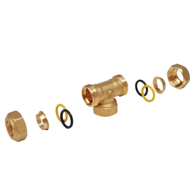 RACCORDO TEE A COMPRESSIONE GIACOMINI F 3/4'' x Ø 22 mm TUBO RAME OMOLOGATO ACQUA E GAS | Tecnomat RACCORDO TEE A COMPRESSIONE GIACOMINI F 3/4'' x Ø 22 mm TUBO RAME OMOLOGATO ACQUA E GAS | Tecnomat