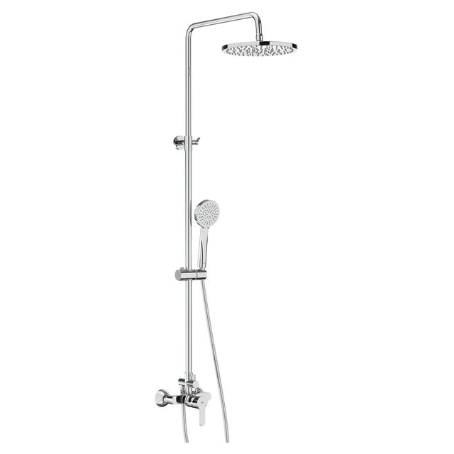 COLONNA DOCCIA ROCA L20 1 GETTO CROMO SOFFIONE ABS Ø 250 mm MISCELATORE MECCANICO | Tecnomat COLONNA DOCCIA ROCA L20 1 GETTO CROMO SOFFIONE ABS Ø 250 mm MISCELATORE MECCANICO | Tecnomat