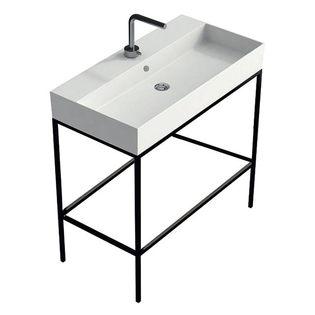 BASE CAVALLETTO IN METALLO NERO 90x45,5x70 cm (LxHxP) | Tecnomat BASE CAVALLETTO IN METALLO NERO 90x45,5x70 cm (LxHxP) | Tecnomat