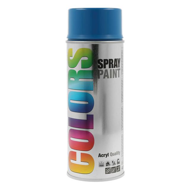 SMALTO SPRAY COLORS MOTIP RAL 5017 BLU TRAFFICO 400 ml 2 - 4 m² CON 1 l | Tecnomat SMALTO SPRAY COLORS MOTIP RAL 5017 BLU TRAFFICO 400 ml 2 - 4 m² CON 1 l - 2 | Tecnomat