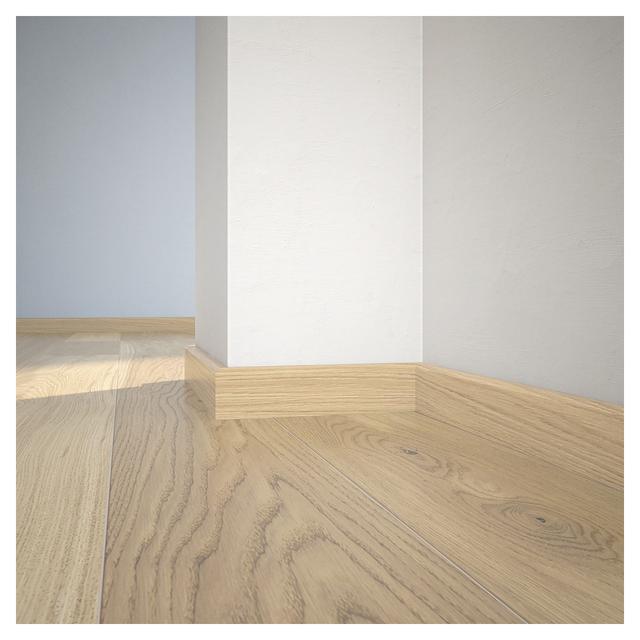 BATTISCOPA VERO LEGNO ROVERE BIANCO 2200x60 mm (LxH) SP 16 mm | Tecnomat BATTISCOPA VERO LEGNO ROVERE BIANCO 2200x60 mm (LxH) SP 16 mm | Tecnomat