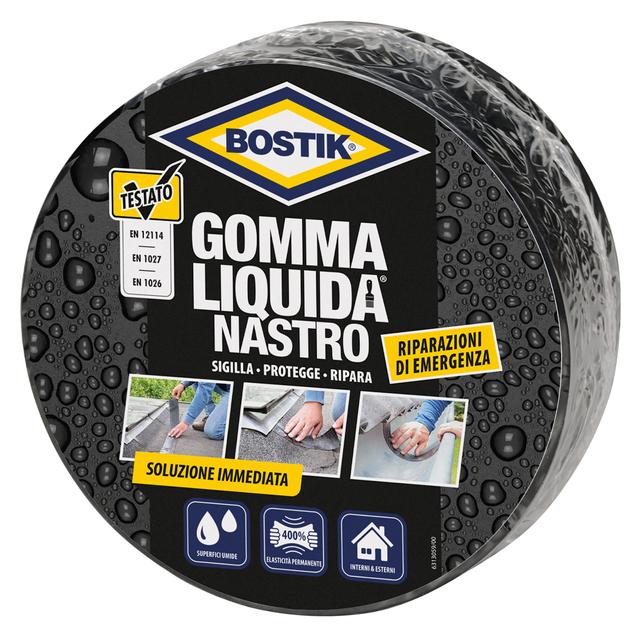 NASTRO GOMMA LIQUIDA BOSTIK 5 m x 75 mm SIGILLA PROTEGGE E RIPARA | Tecnomat NASTRO GOMMA LIQUIDA BOSTIK 5 m x 75 mm SIGILLA PROTEGGE E RIPARA | Tecnomat