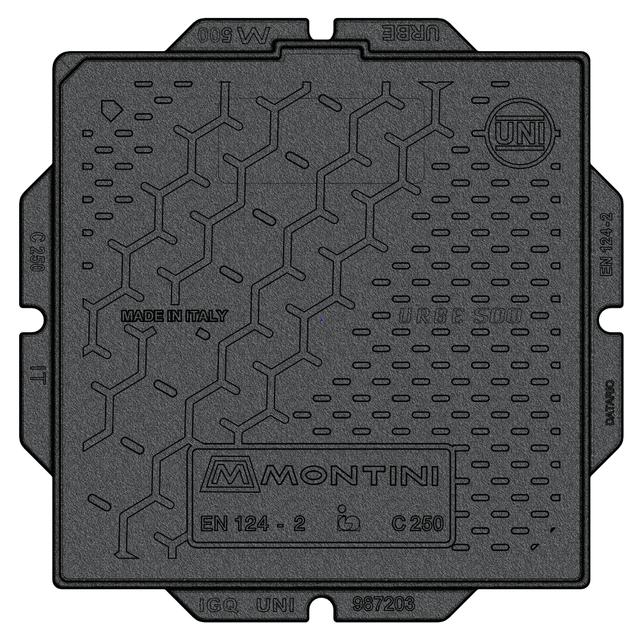 CHIUSINO IN GHISA URBE 500 50x50 cm CLASSE C250 | Tecnomat CHIUSINO IN GHISA URBE 500 50x50 cm CLASSE C250 | Tecnomat