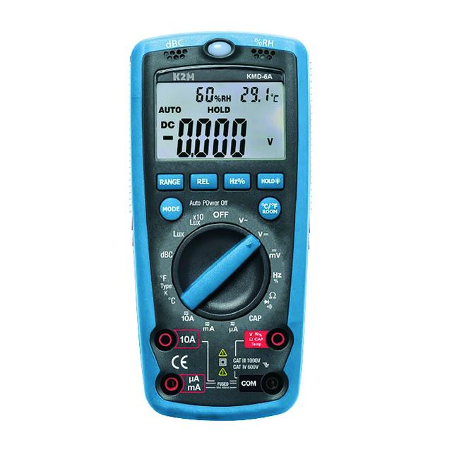 MULTIMETRO PROFESSIONALE DIGITALE K2M MULTIFUNZIONE 6 IN 1 50 - 1000V AC/DC CON DISPLAY LCD | Tecnomat MULTIMETRO PROFESSIONALE DIGITALE K2M MULTIFUNZIONE 6 IN 1 50 - 1000V AC/DC CON DISPLAY LCD - 2 | Tecnomat