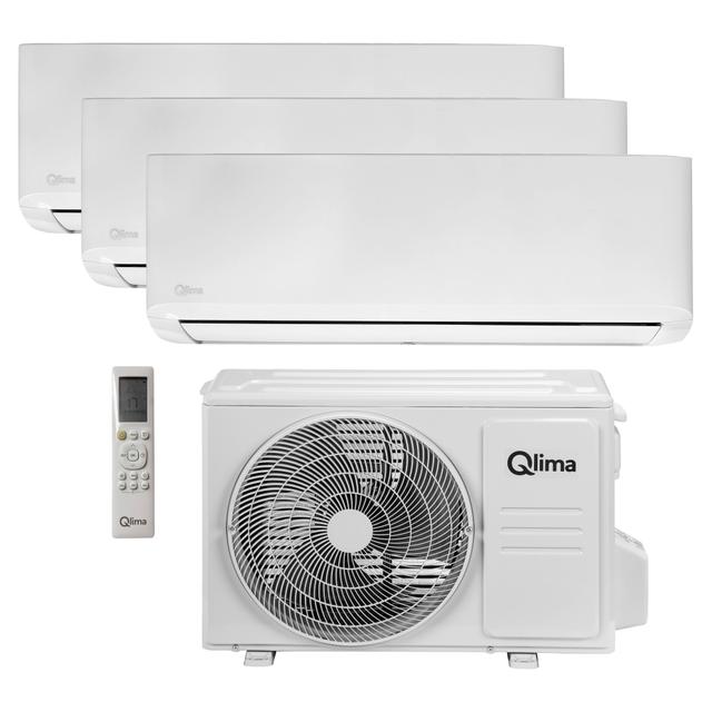 CONDIZIONATORE QLIMA TRIAL 9000+9000+12000 BTU SM17 MULTI EER 3,23 COP 3,76 A++/A+ | Tecnomat CONDIZIONATORE QLIMA TRIAL 9000+9000+12000 BTU SM17 MULTI EER 3,23 COP 3,76 A++/A+ | Tecnomat