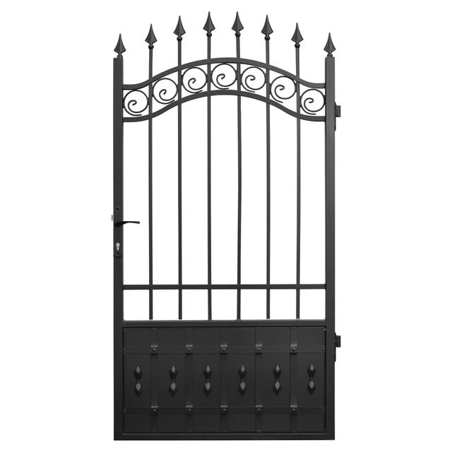CANCELLETTO ARTU' REVERSIBILE ZINCATO E VERNICIATO NERO 190x100 cm (HxL) | Tecnomat CANCELLETTO ARTU' REVERSIBILE ZINCATO E VERNICIATO NERO 190x100 cm (HxL) | Tecnomat
