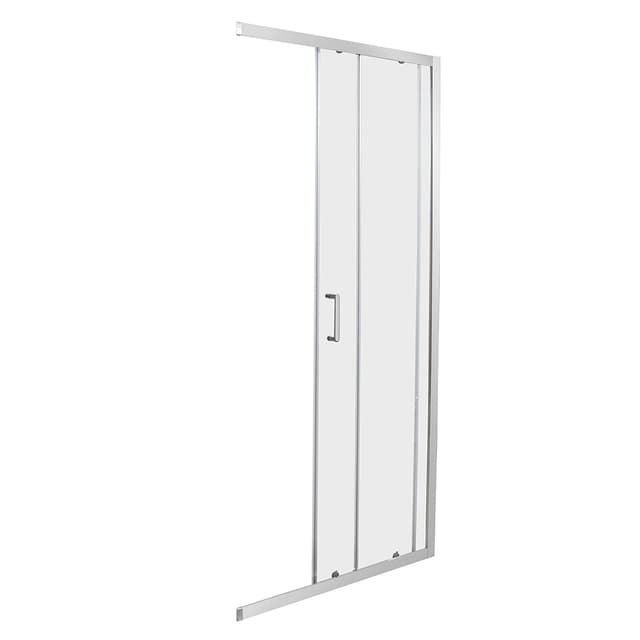 LATO PER ANGOLO PERLOZ 68-70 H190 cm VETRO TEMPERATO TRASPARENTE 6 mm PROFILI CROMATI | Tecnomat LATO PER ANGOLO PERLOZ 68-70 H190 cm VETRO TEMPERATO TRASPARENTE 6 mm PROFILI CROMATI - 2 | Tecnomat