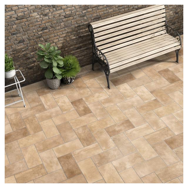 PAVIMENTO ESTERNO PIENZA BEIGE 20x40x0,85 cm (PEI 4/5) R11 GRES PORCELLANATO | Tecnomat PAVIMENTO ESTERNO PIENZA BEIGE 20x40x0,85 cm (PEI 4/5) R11 GRES PORCELLANATO - 2 | Tecnomat