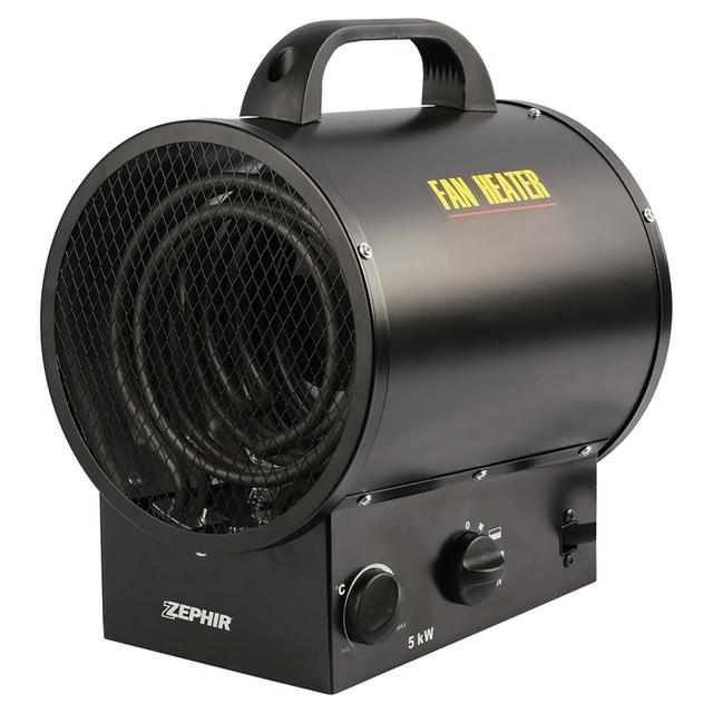 RISCALDATORE ELETTRICO INDUSTRIALE ZEPHIR TRIFASE DA 5KW CON SPINA INDUSTRIALE 16A | Tecnomat RISCALDATORE ELETTRICO INDUSTRIALE ZEPHIR TRIFASE DA 5KW CON SPINA INDUSTRIALE 16A - 2 | Tecnomat