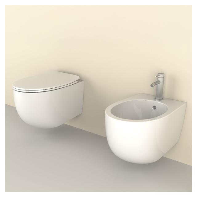 BIDET SERIE GIULIETTA FILO MURO SOSPESO IN CERAMICA BIANCA | Tecnomat BIDET SERIE GIULIETTA FILO MURO SOSPESO IN CERAMICA BIANCA | Tecnomat