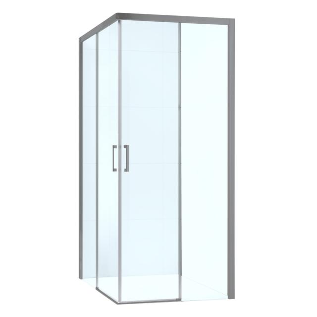 LATO PER ANGOLO PRIMA (97,5-99,5) H 195 cm DESTRO VETRO TRASPARENTE 6 mm PROFILI CROMO LUCIDO | Tecnomat LATO PER ANGOLO PRIMA (97,5-99,5) H 195 cm DESTRO VETRO TRASPARENTE 6 mm PROFILI CROMO LUCIDO | Tecnomat