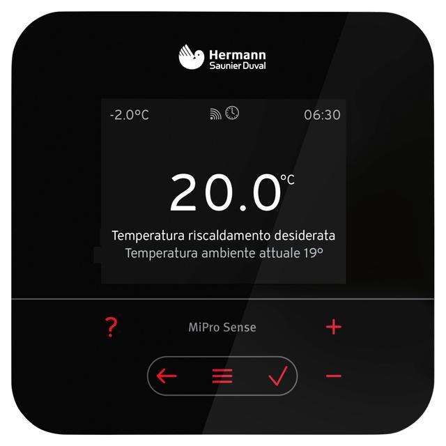 TERMOSTATO REMOTO HERMANN SAUNIER DUVAL SR92 20260986 DA ABBINARE CENTRALINA MIPRO SENSE eBUS | Tecnomat TERMOSTATO REMOTO HERMANN SAUNIER DUVAL SR92 20260986 DA ABBINARE CENTRALINA MIPRO SENSE eBUS - 2 | Tecnomat