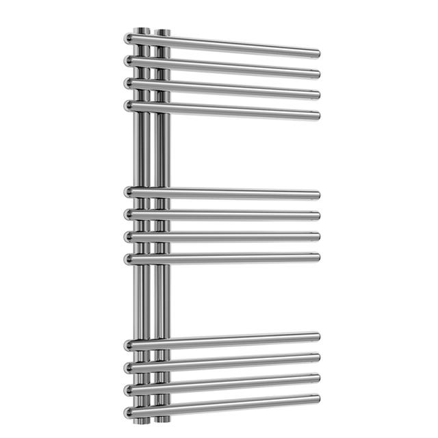 TERMOARREDO COMO 800x500 mm (HxL) TONDO ATTACCO CENTRALE 212 W COLORE CROMO | Tecnomat TERMOARREDO COMO 800x500 mm (HxL) TONDO ATTACCO CENTRALE 212 W COLORE CROMO - 2 | Tecnomat