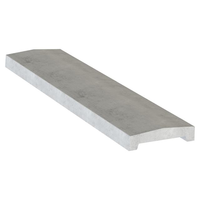 COPERTINA CEMENTO GRIGIA 100x25 cm SPIGOLO TONDO PER MURO DA 25 cm | Tecnomat COPERTINA CEMENTO GRIGIA 100x25 cm SPIGOLO TONDO PER MURO DA 25 cm - 2 | Tecnomat