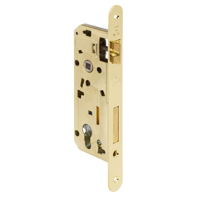 SERRATURA BONAITI AD INFILARE OTTONATA E40 mm INT. 85 mm FORO YALE BORDO TONDO FRONTE 22 mm | Tecnomat SERRATURA BONAITI AD INFILARE OTTONATA E40 mm INT. 85 mm FORO YALE BORDO TONDO FRONTE 22 mm - 2 | Tecnomat