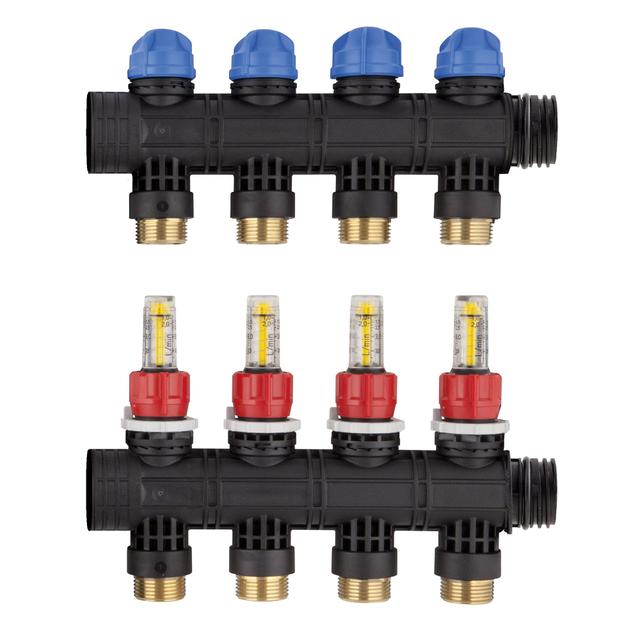 COLLETTORE DI DISTRIBUZIONE JOHN GUEST 1''X 3/4'' POLIMERO 4 VIE RISCALDAMENTO A PAVIMENTO | Tecnomat COLLETTORE DI DISTRIBUZIONE JOHN GUEST 1''X 3/4'' POLIMERO 4 VIE RISCALDAMENTO A PAVIMENTO | Tecnomat