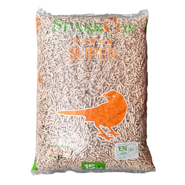 PELLET DI CONIFERA SPARROW ENPLUS A1 15 kg | Tecnomat PELLET DI CONIFERA SPARROW ENPLUS A1 15 kg | Tecnomat