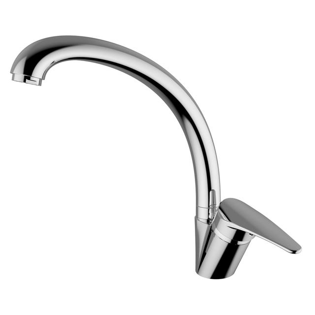 MISCELATORE LAVELLO TEOREMA MARINE CROMO BOCCA ALTA AD ARCO CARTUCCIA Ø 25 mm | Tecnomat MISCELATORE LAVELLO TEOREMA MARINE CROMO BOCCA ALTA AD ARCO CARTUCCIA Ø 25 mm - 2 | Tecnomat