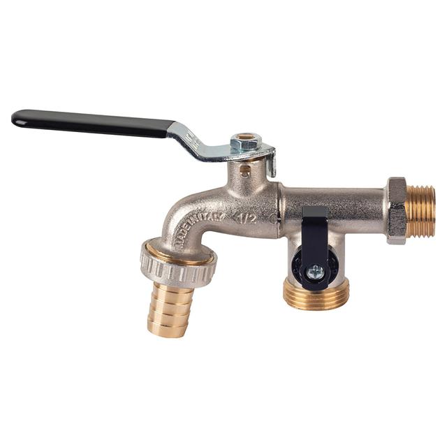 RUBINETTO PORTAGOMMA ENOLGAS 1/2" A SFERA CON DOPPIO ATTACCO 1/2" | Tecnomat RUBINETTO PORTAGOMMA ENOLGAS 1/2" A SFERA CON DOPPIO ATTACCO 1/2" | Tecnomat