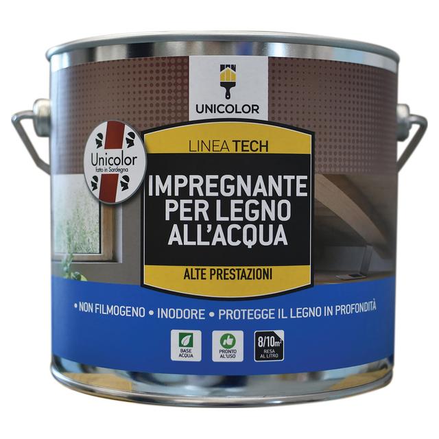 IMPREGNANTE AD ACQUA UNICOLOR 2,5 l NOCE SCURO PRONTO USO 12-15 m² CON 1 l | Tecnomat IMPREGNANTE AD ACQUA UNICOLOR 2,5 l NOCE SCURO PRONTO USO 12-15 m² CON 1 l | Tecnomat