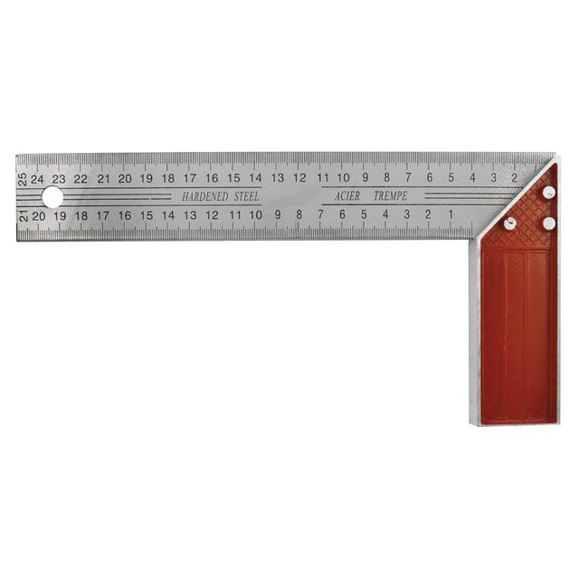 SQUADRA 30 cm DA FALEGNAME MILLIMETRATA IN ACCIAIO VERNICIATO | Tecnomat SQUADRA 30 cm DA FALEGNAME MILLIMETRATA IN ACCIAIO VERNICIATO | Tecnomat