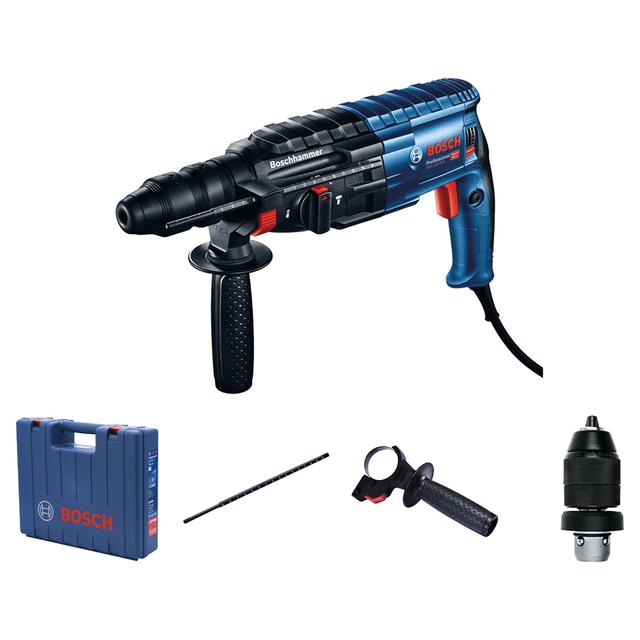 TASSELLATORE BOSCH 790W GBH 240 F PRO 2,7 J 0 – 4.200 colpi/min PESO 2,9 kg | Tecnomat TASSELLATORE BOSCH 790W GBH 240 F PRO 2,7 J 0 – 4.200 colpi/min PESO 2,9 kg | Tecnomat