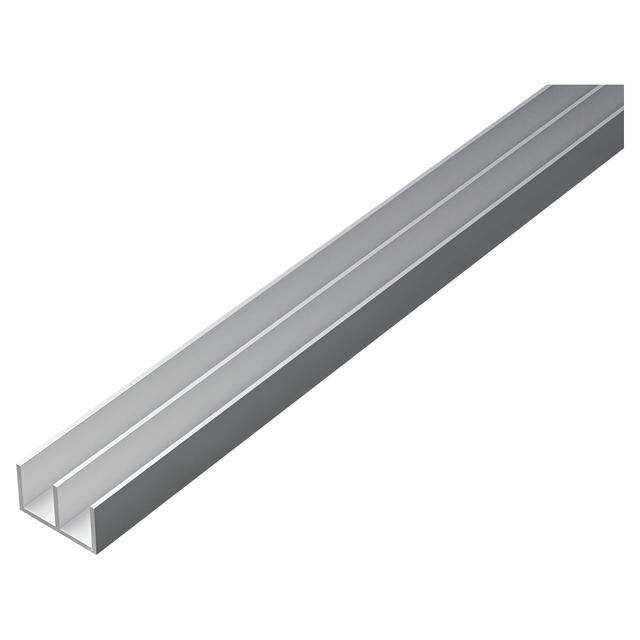 PROFILO DOPPIA U ALLUMINIO ANODIZZATO 10x20x10x1 mm 1 m ARGENTO | Tecnomat PROFILO DOPPIA U ALLUMINIO ANODIZZATO 10x20x10x1 mm 1 m ARGENTO | Tecnomat