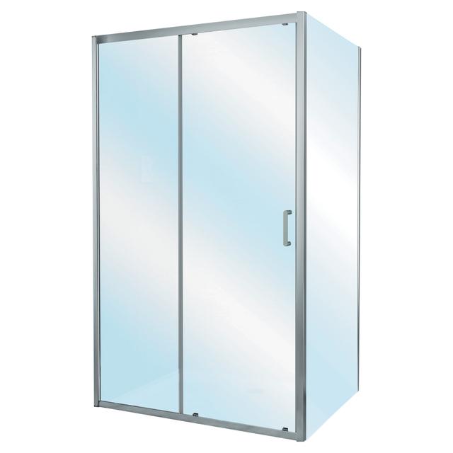 PORTA DOCCIA VENERE SCORREVOLE 116-120 H190cm VETRO TEMPERATO 5 mm TRASPARENTE PROFILI CROMO | Tecnomat PORTA DOCCIA VENERE SCORREVOLE 116-120 H190cm VETRO TEMPERATO 5 mm TRASPARENTE PROFILI CROMO | Tecnomat