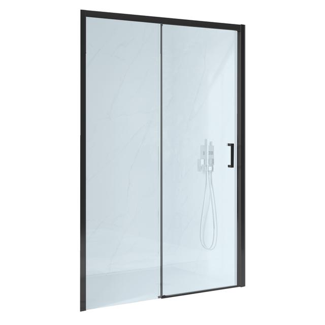 PORTA PRIMA SCORREVOLE 167-171 H195 cm SINISTRA VETRO TRASPARENTE 6 mm PROFILI NERI | Tecnomat PORTA PRIMA SCORREVOLE 167-171 H195 cm SINISTRA VETRO TRASPARENTE 6 mm PROFILI NERI | Tecnomat