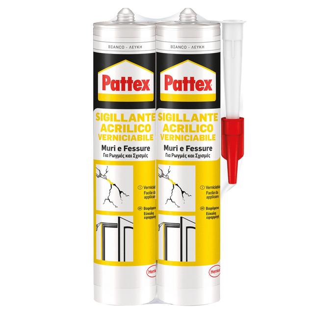 BIPACK SIGILLANTE ACRILICO PATTEX 280 ml BIANCO VERNICIABILE | Tecnomat BIPACK SIGILLANTE ACRILICO PATTEX 280 ml BIANCO VERNICIABILE | Tecnomat